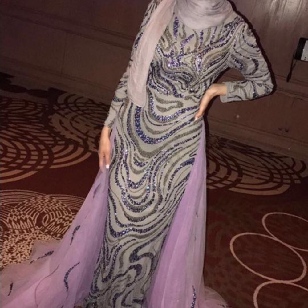 Custom made evening dress